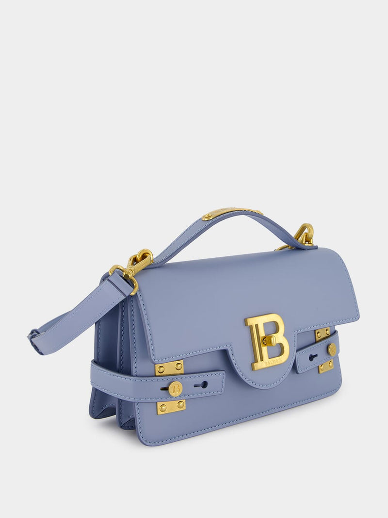 B-Buzz shoulder 24 Blue Calfskin Bag
