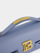 B-Buzz shoulder 24 Blue Calfskin Bag