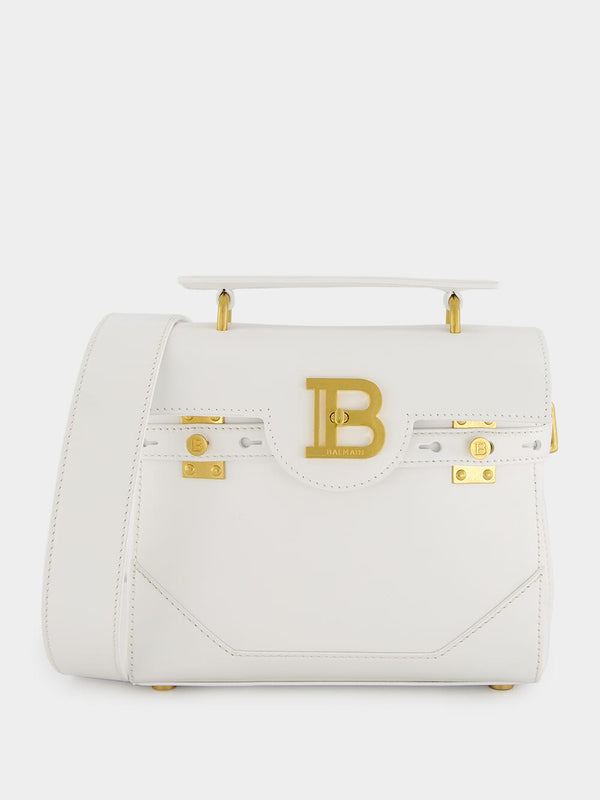 White B-Buzz 23 Grained Leather Bag