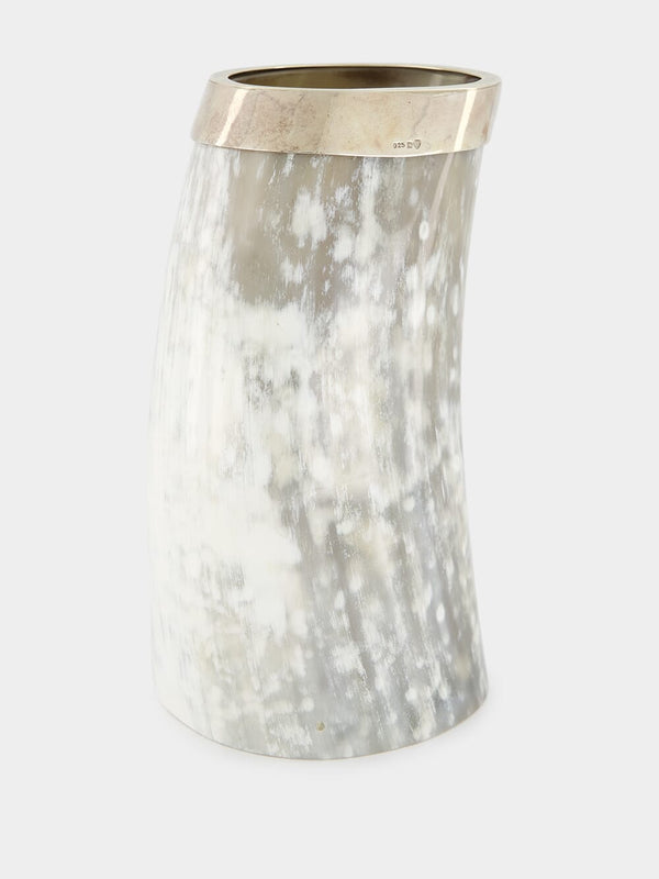 Blond Horn Small Gold Vase