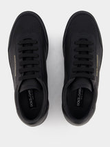 Saint Tropez Perforated Black Sneakers