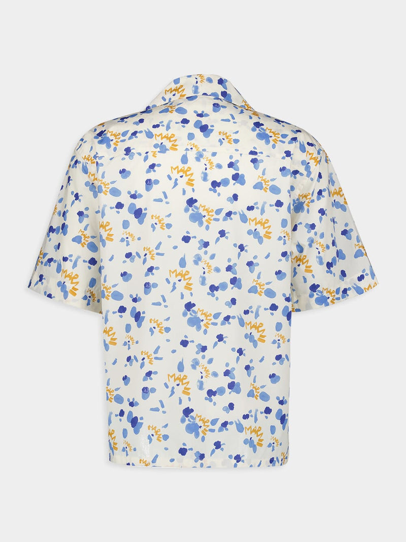 Floral Print Logo Shirt