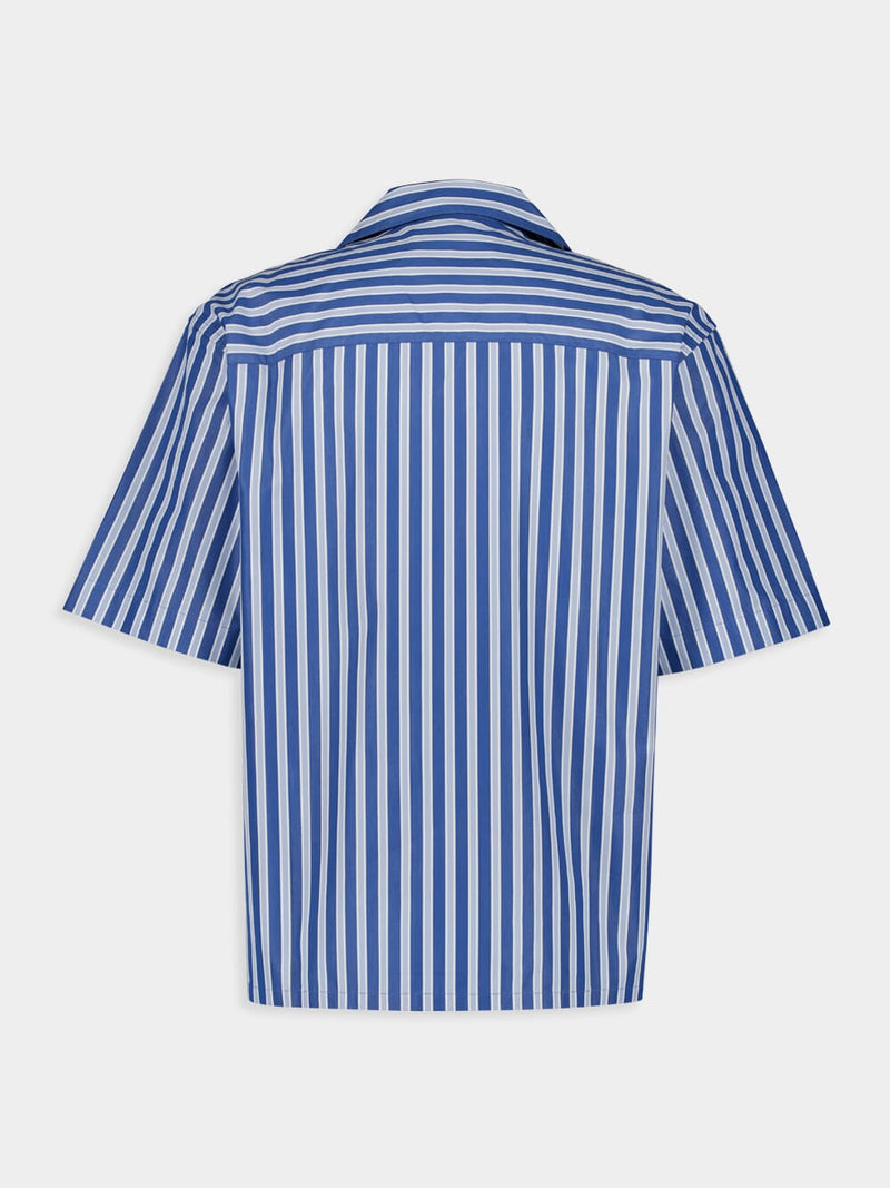 Organic Striped Bowling Shirt