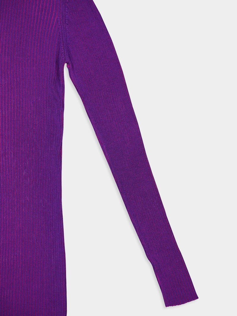 Denebola Long-sleeve knitted dress