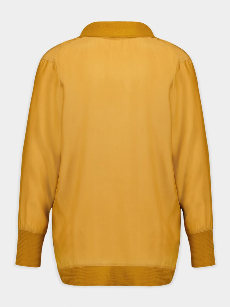 Diane V-Neck Longsleeve Blouse