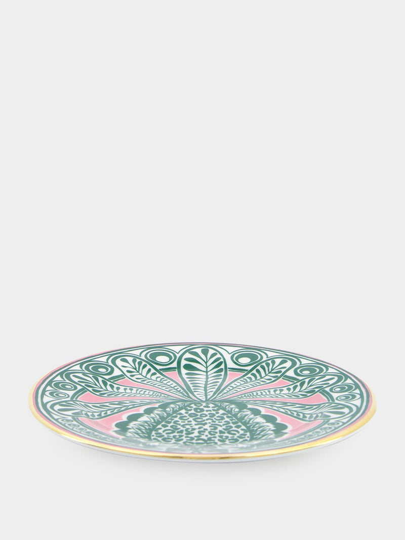 Pineapple dessert plates set of 2