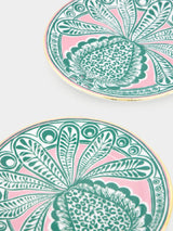 Pineapple dessert plates set of 2