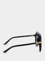 Rajio Black and Gold Sunglasses