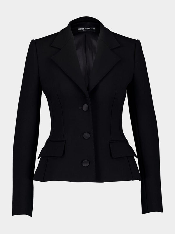 Dolce Single-Breasted Wool Jacket