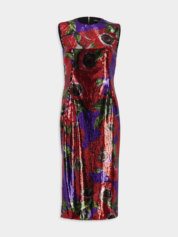 Sequinned Anemone Dress