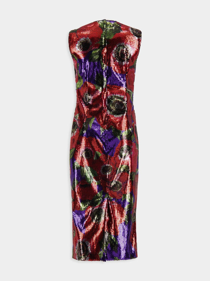 Sequinned Anemone Dress