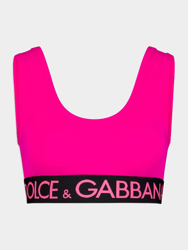 Logo Detailed Cropped Top