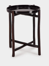 Dark Brown Wood High Table