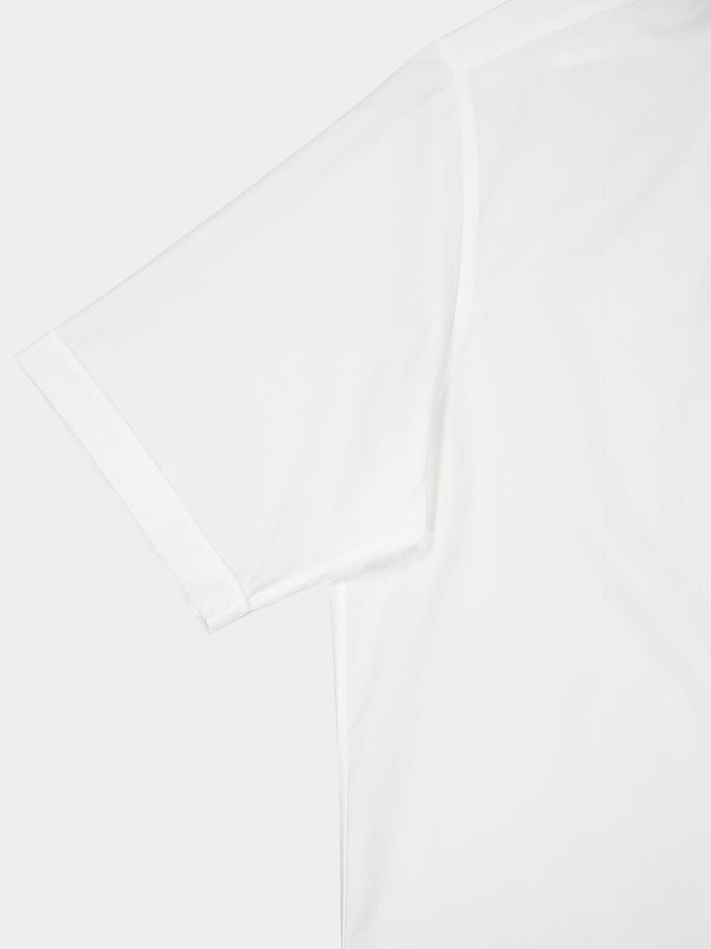 White Cotton Poplin Shirt