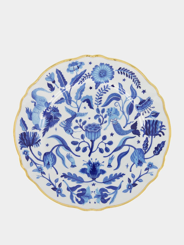 La Tavola Scomposta flower dinner plate
