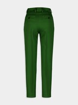 Cigarette Fit Emerald Trousers