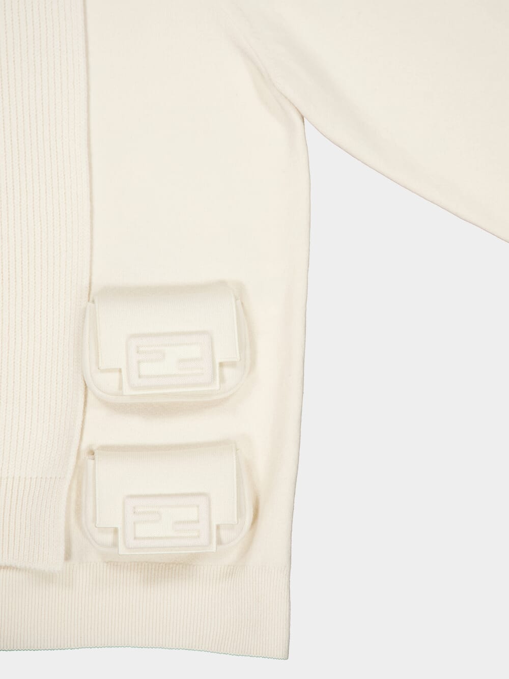 Pocket-Detailed Wool Cashmere Jumper