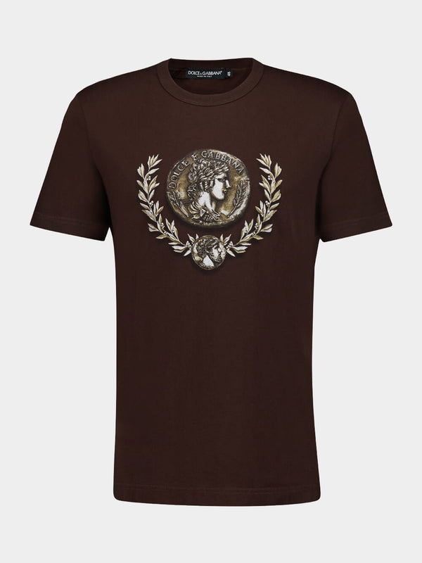 Coin-Print Cotton T-Shirt