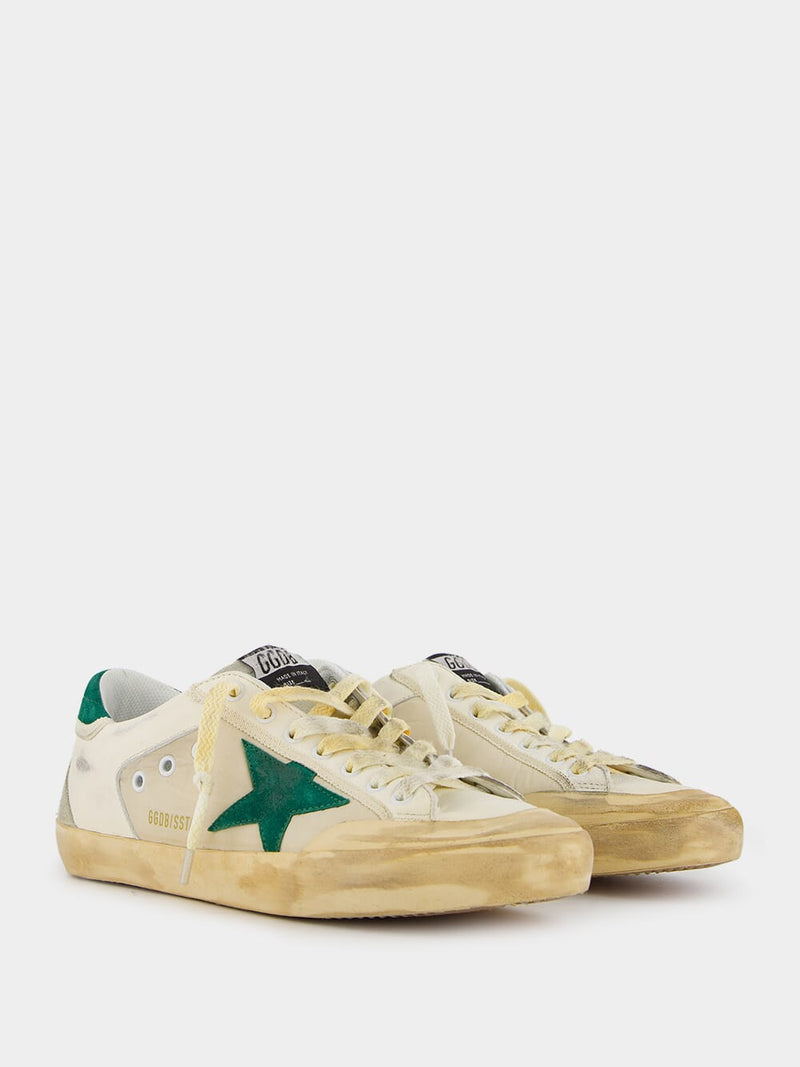 Distressed Super-Star Panelled Sneakers