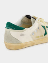 Distressed Super-Star Panelled Sneakers