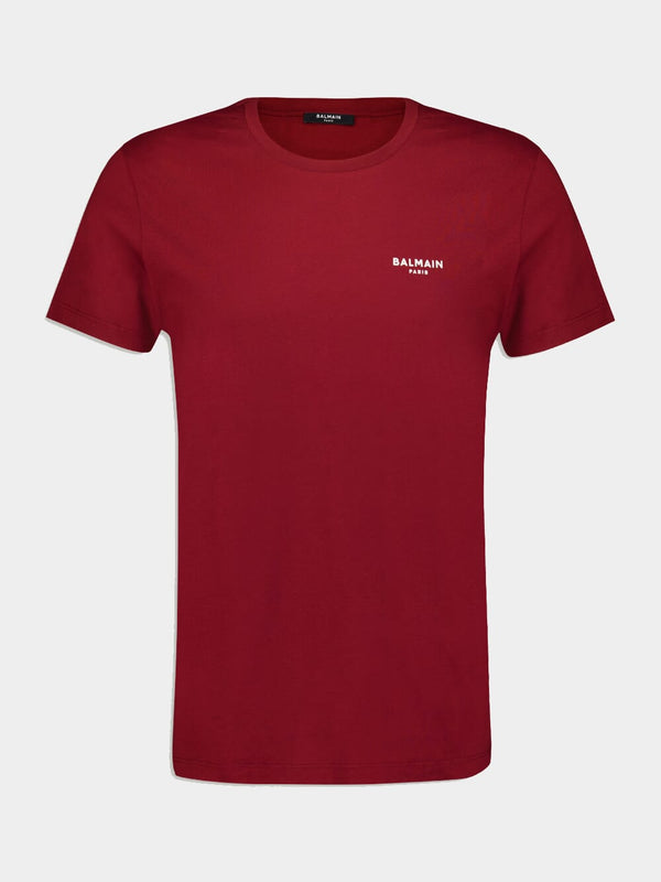 Flocked-Logo Organic Cotton T-Shirt