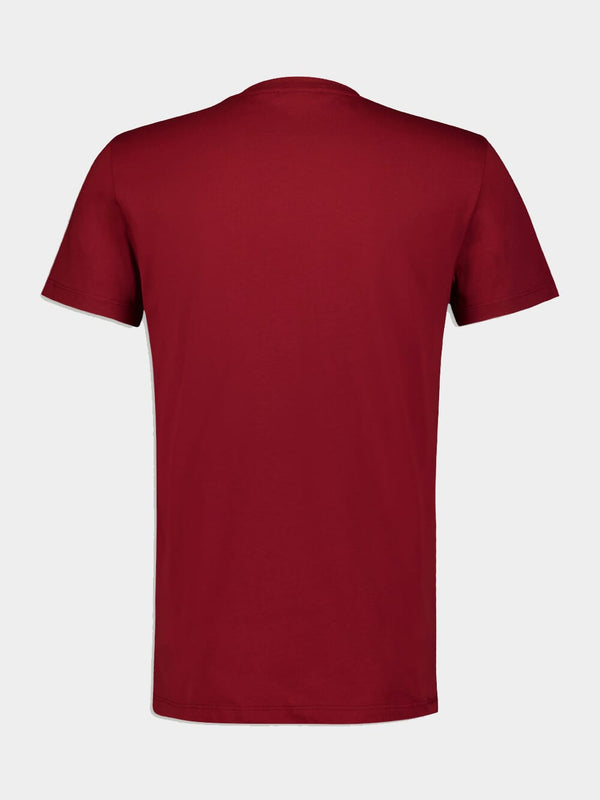 Flocked-Logo Organic Cotton T-Shirt