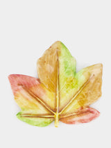 Autumnal Ceramic Leaf