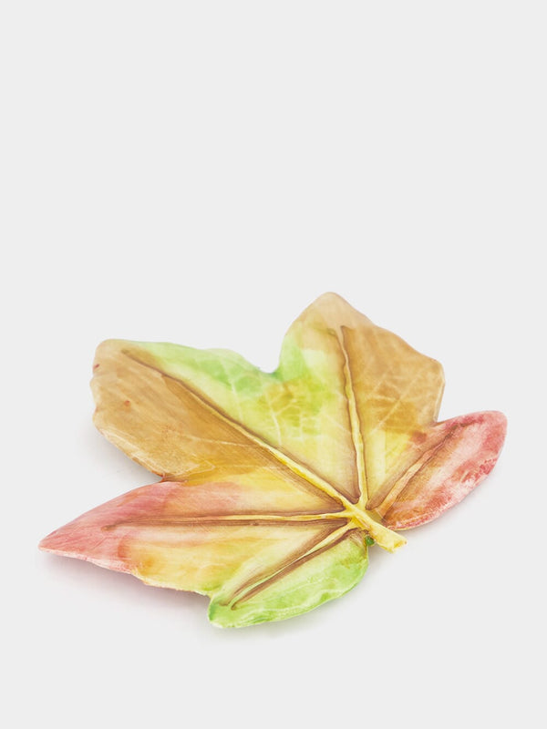 Autumnal Ceramic Leaf