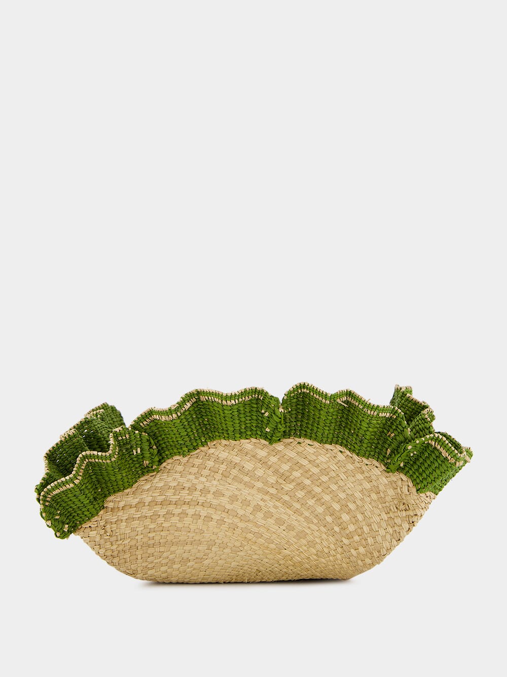 Mushroom Mandala Green Bread Basket