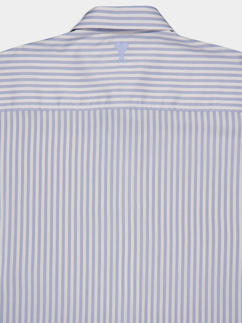 Ami de Coeur Striped Cotton Shirt