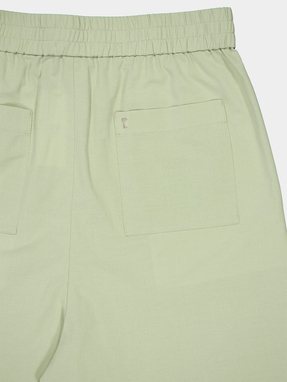 Elasticated Waist Sage Bermuda Shorts