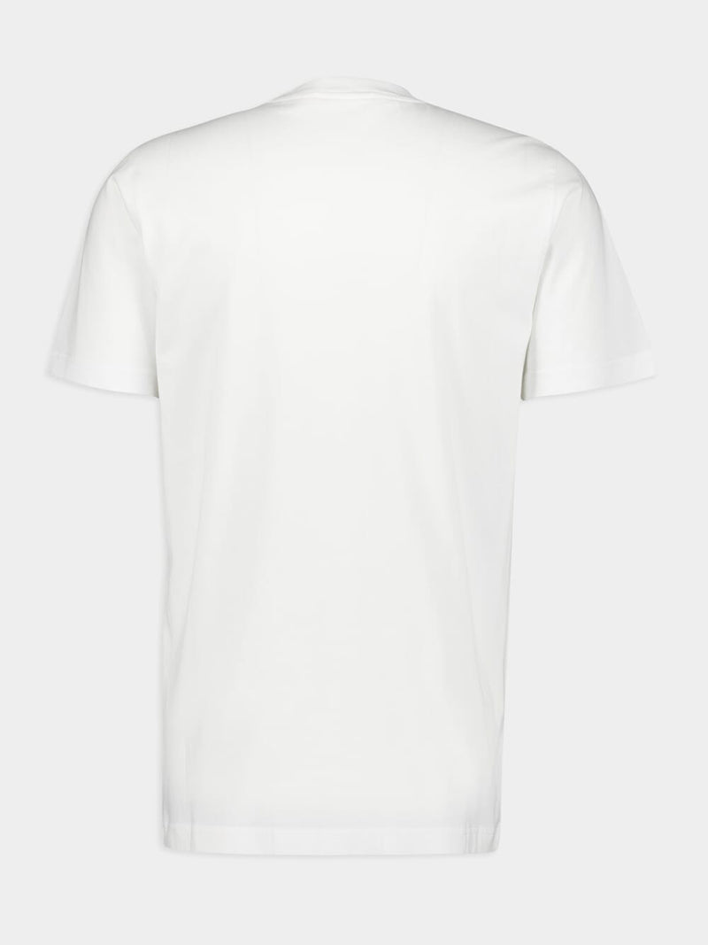 Gingham Logo Cotton T-Shirt