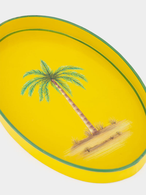 Oasis Palm Decorative Tray