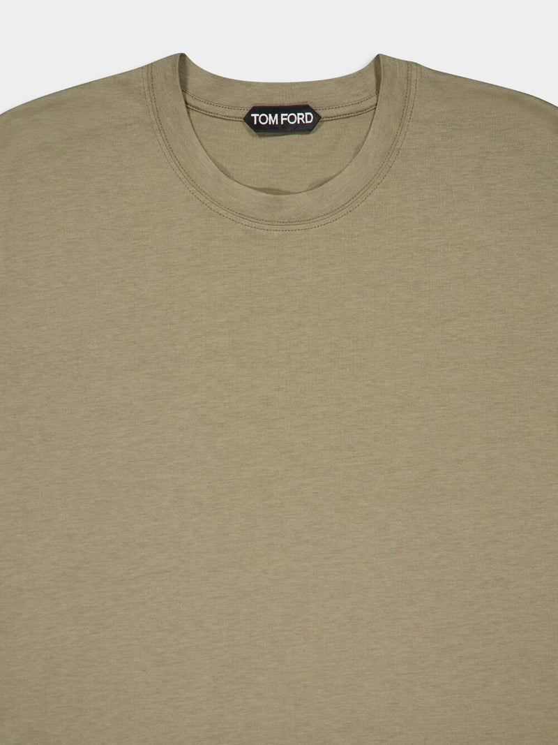 Pale Army Cotton Crew T-Shirt