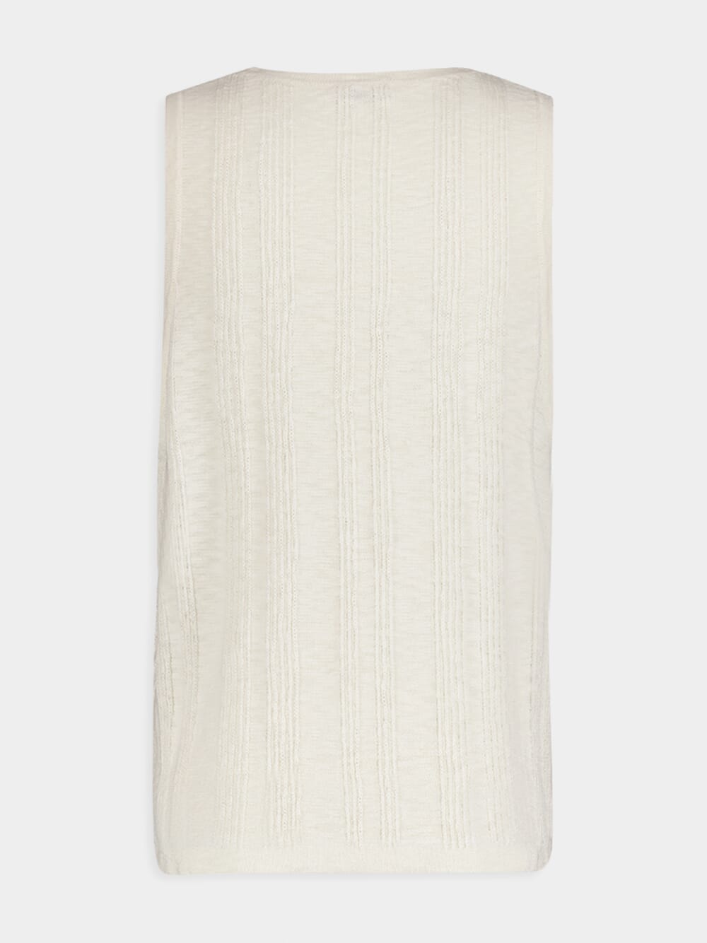 Textured Sleeveless Knit Top