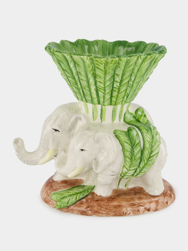 Jungle Elegance Elephant Basket