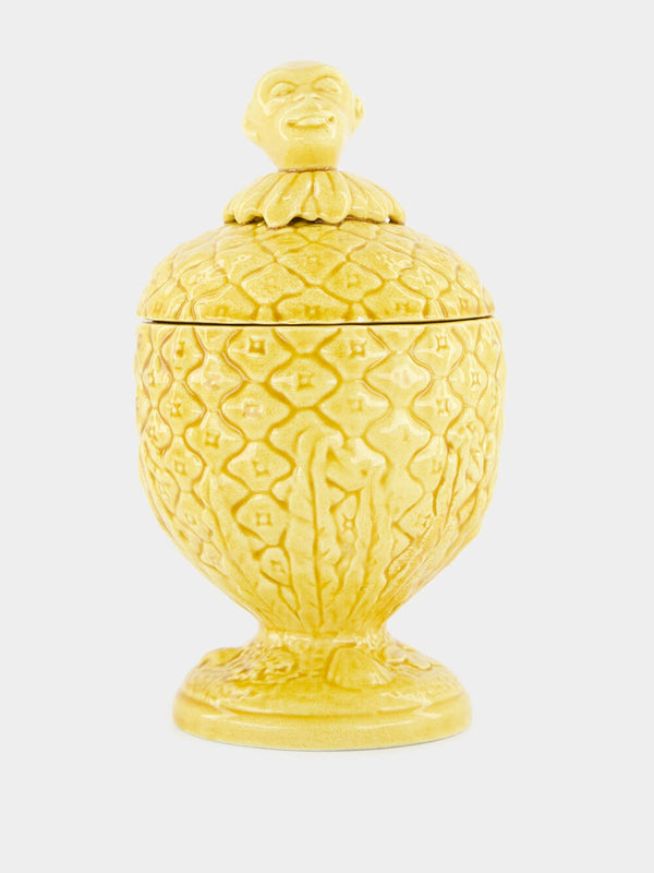 Yellow Monkey Ceramic Box