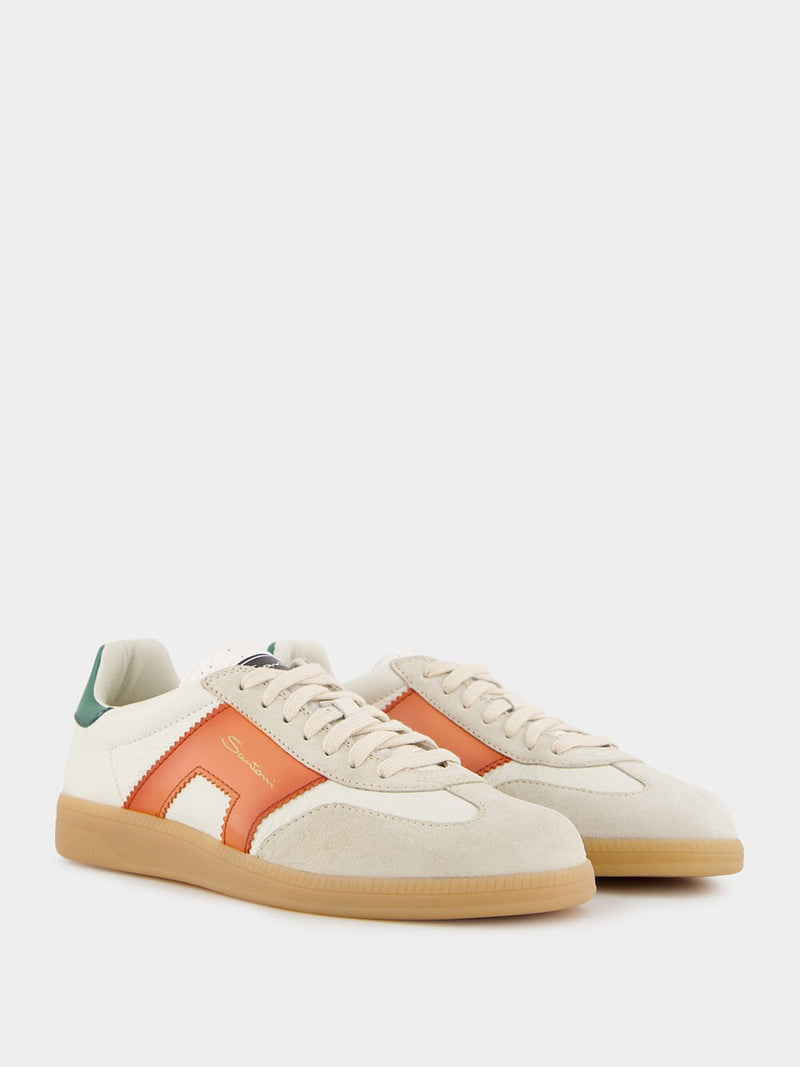 DBS Oly Retro Leather Sneakers
