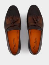 Tassel Detail Leather Loafers