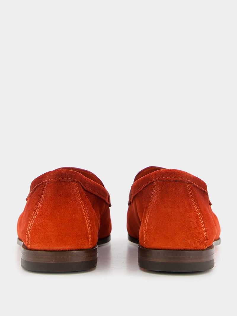 Red Suede Carlo Loafers