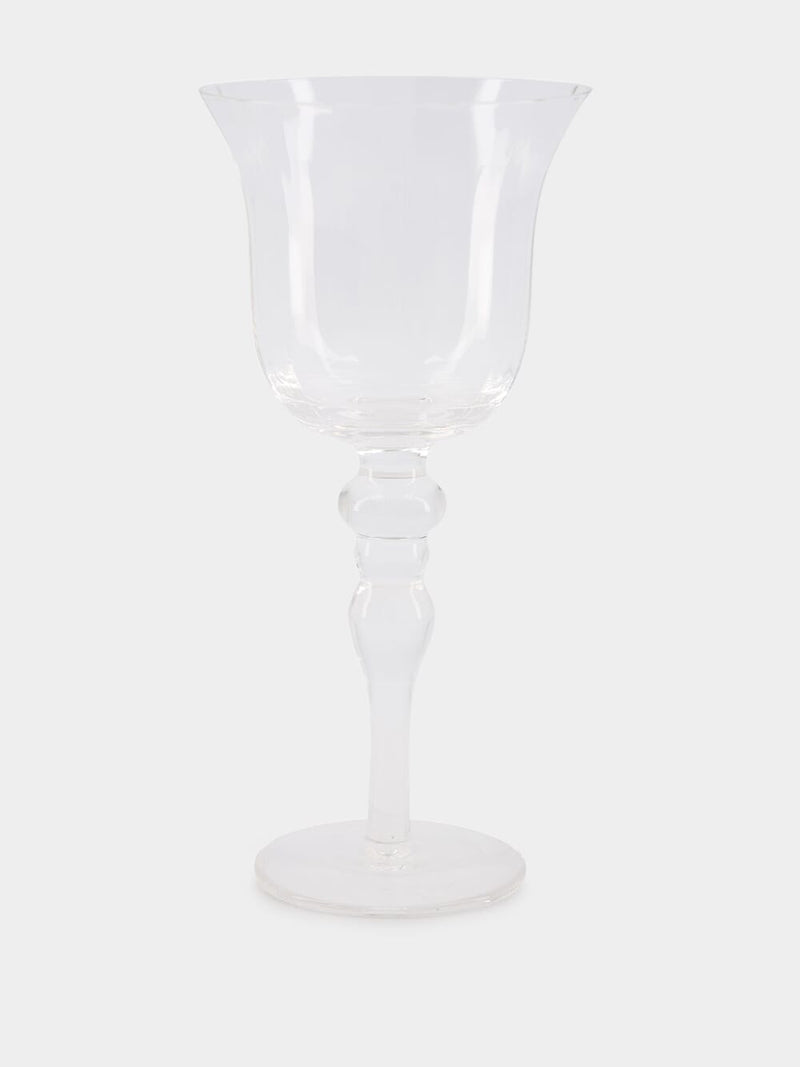 Set of 6 Textured Glass Goblet