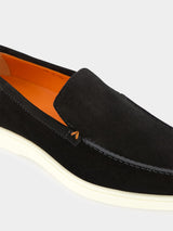 Black Suede Loafers