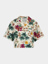 Tropical Silk Floral Shirt