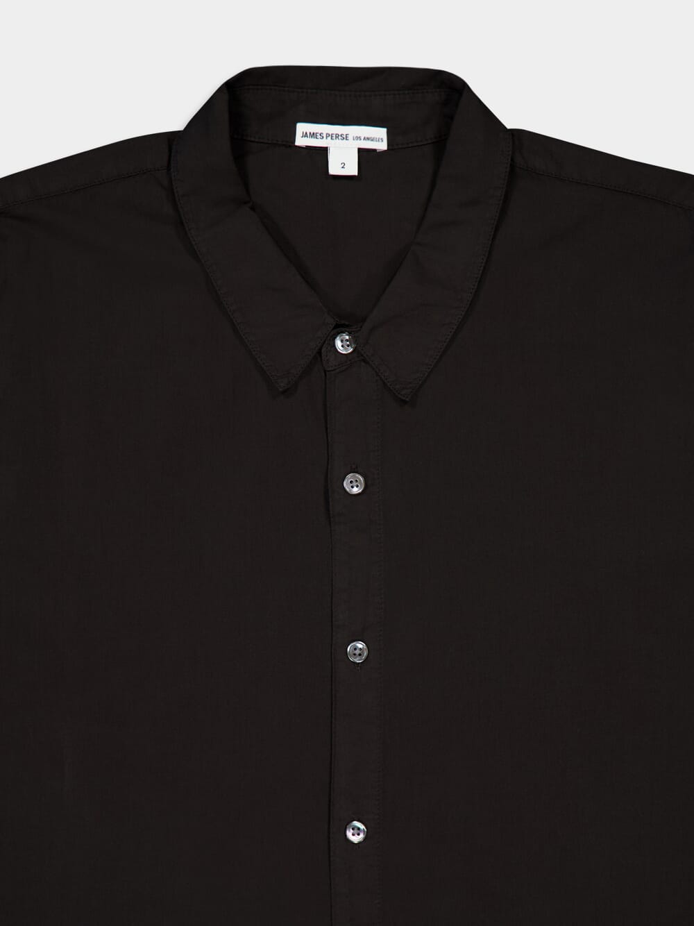 Classic Black Cotton Shirt