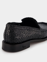 Interwoven Leather Loafers