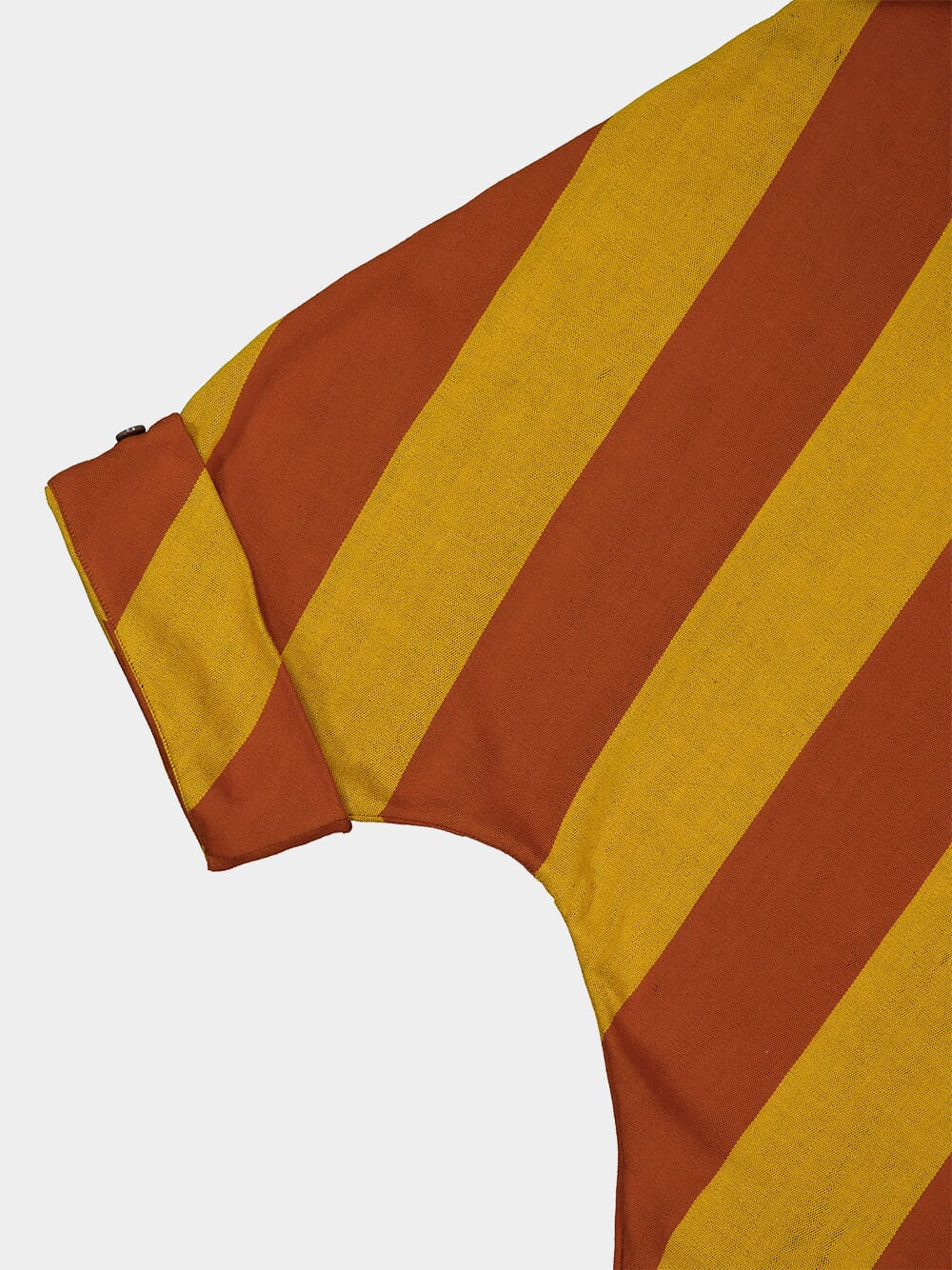 x Marrakshi Morion Yellow Striped Kaftan