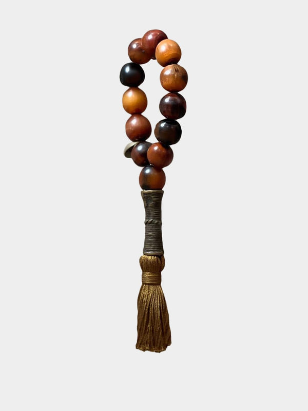 Brown Horn With Brown Hairpiece Sculpture