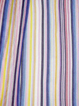 Striped Crochet One-Shoulder Jumpsuit