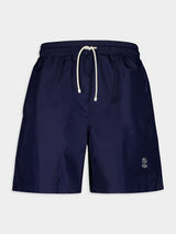 Solomeo Navy Blue Swim Shorts