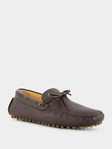 Driver Brown Leather Loafers